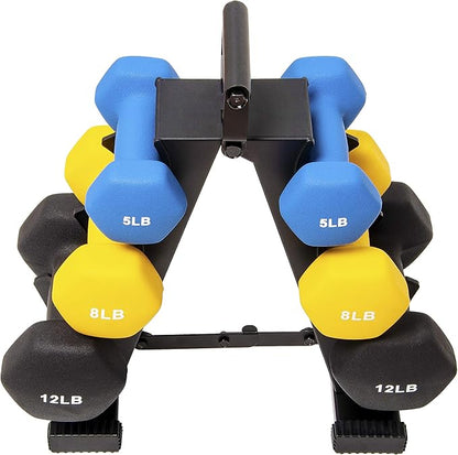 Signature Fitness Multi-Functional Portable Changeable Dumbbell and Barbell Kettlebell Set With Adjustable Weights, 20/32/50/60LBS, Multiple Sizes