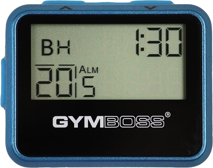 Gymboss Interval Timer and Stopwatch - Teal/Blue Metallic Gloss