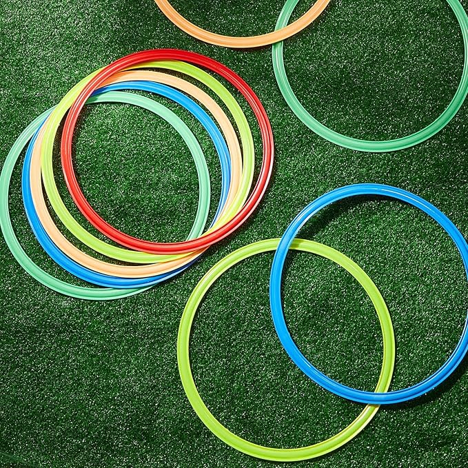 Deekin 40 Pcs Agility Rings Speed and Agility 15"