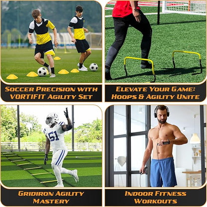 Speed and Agility Training Equipment Set - Soccer