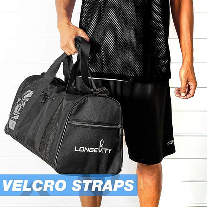 Duffle Mesh Bags With Bottle Pocket, Breathable Duffel Bag for Sweaty Clothes and Equipment, Workout Bag, Gym Bag, Wrestling Bag, Swimmers, Active Athletes, | No More Stink