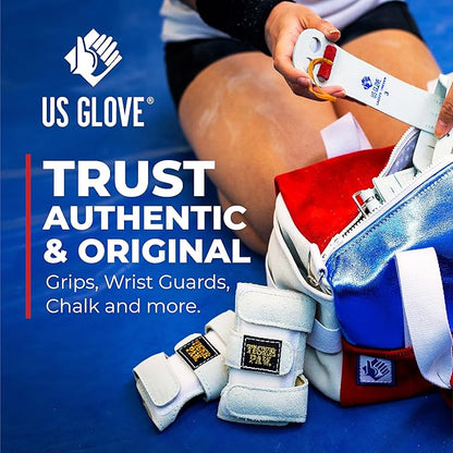 Tiger Paw Authentic Gymnastics Wrist Supports (Sold in Pairs) - Original Competition-Grade Gymnastics Wrist Guards, Wrist Support Braces, Adjustable, Made in USA Hand Wraps