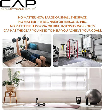 CAP Barbell Dumbbell Rack | 5-50lb or 5-75lb Dumbbell Storage | Multiple Options