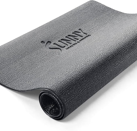 Sunny Health & Fitness Home Gym Mat Floor Protection Non Slip Foam Pad for Treadmill, Bike, Elliptical, Workout, Fitness & Exercise Equipment - Available in 4 Size Options