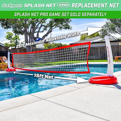 Replacement Pool Volleyball Net for GoSports Splash Net PRO or MAX Games