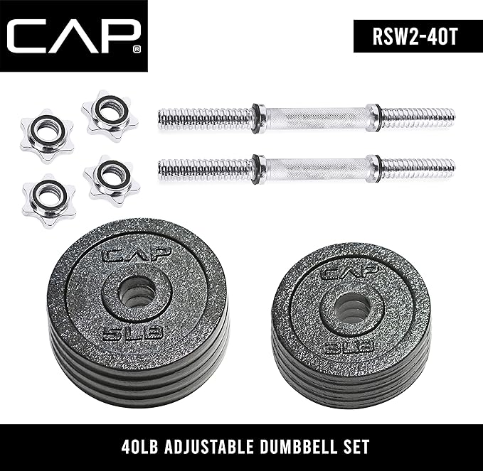 CAP Barbell Adjustable Dumbbell Weight Set | Multiple Options