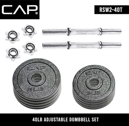 CAP Barbell Adjustable Dumbbell Weight Set