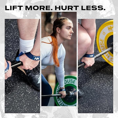 lifting Wrist Straps - Hand Wraps for Olympic Lifting, Snatch, Pulls, and Deadlift straps. Weight lifting wrist wraps, gym accessories for women and men, Straps for weight lifting.