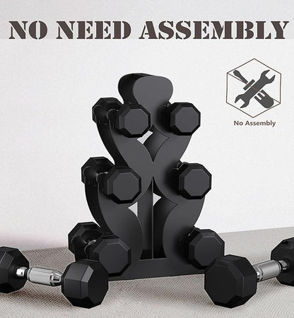 Small Dumbbell Rack Heavy Duty Dumbbell Stand Weight Stand for Dumbbells, Strength Training Dumbbell Racks Dumbbell Storage Rack, Rack Only