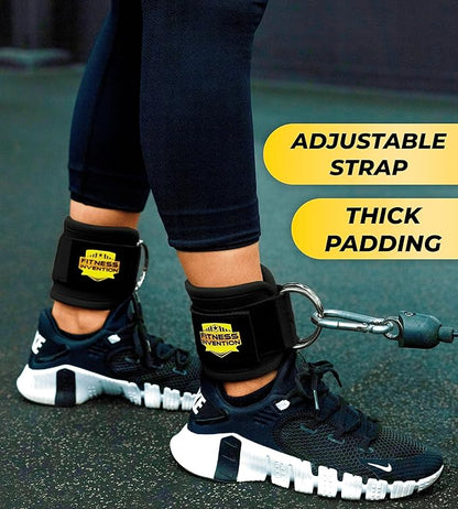 Ankle Straps for Cable Machines - Ergonomic Ankle